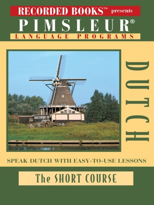 Title details for Dutch by Pimsleur Language Program - Wait list